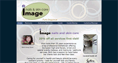 Desktop Screenshot of imagenailsandskincare.com